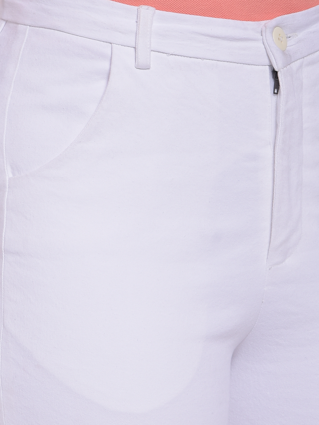 Numero Uno Women White Slim Fit Trouser